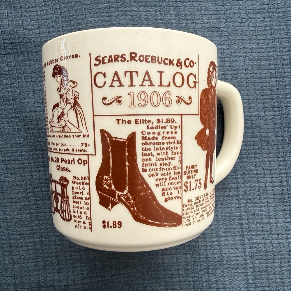 Vintage Sears Roebuck & Co 1906 Store Catalog Coffee Mug Made in USA
